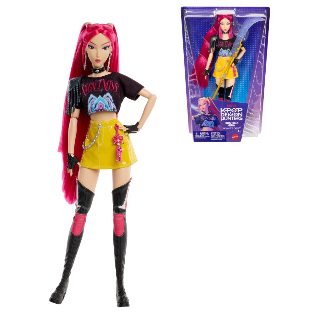 Muñeca Mira Huntrix Guerreras Kpop Demon Hunters Mattel 0