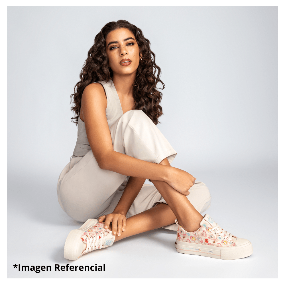 Zapatillas Mujer Urbanas BT21 BTS Kpop Kawai Rosado5