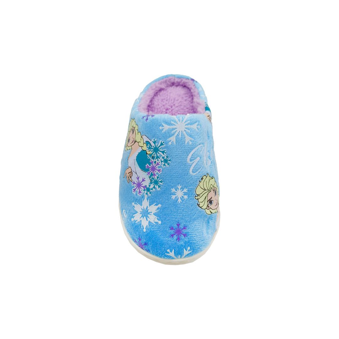 Pantuflas Niña Frozen Celeste2