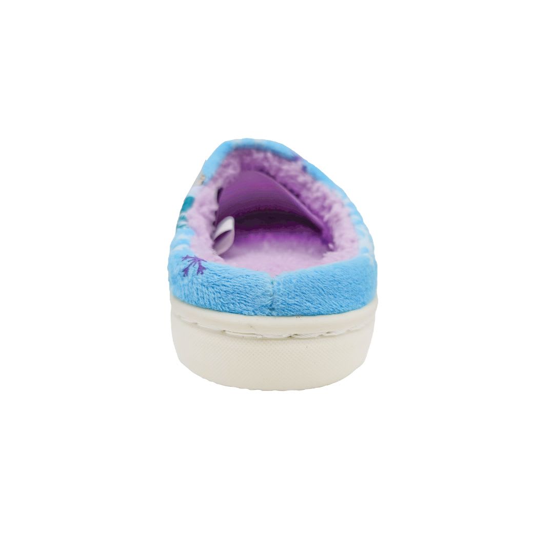 Pantuflas Niña Frozen Celeste3
