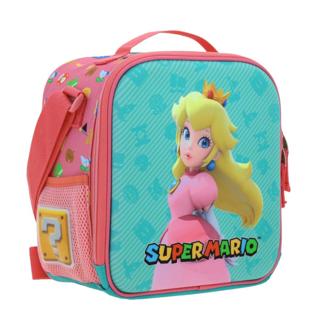 Pack Escolar Mochila Princesa Peach Mario Bros Nintendo Oficio4