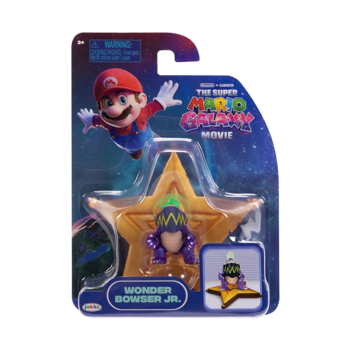 Figura Coleccionable Super Mario Galaxy Wonder Bowser Jr 4 cm Nintendo4