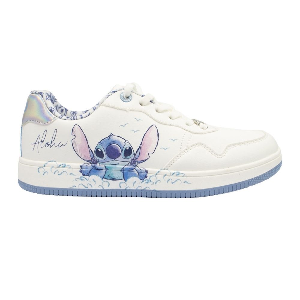Zapatilla Mujer Casual Stitch Blanco Azul 0