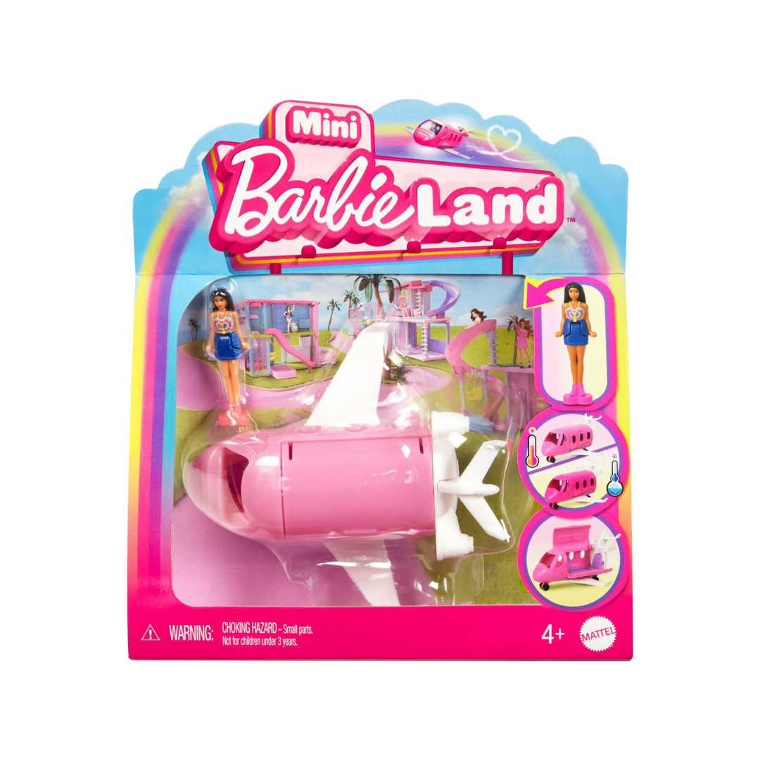 Mini BarbieLand Juego de muñeca y avión 0