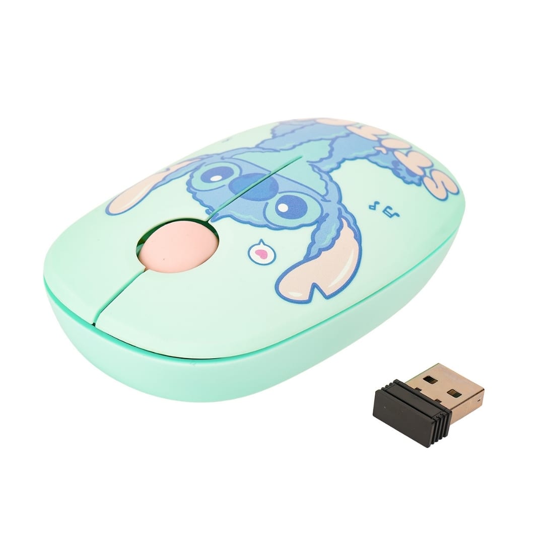 Mouse Inalambrico Stitch Disney Pastel2