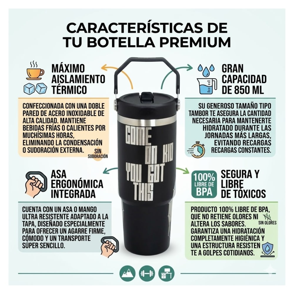 Botella Tomatodo Insulado Acero Termico Mandalorian y Grogu Baby Yoda Star Wars Keep 850 ML2