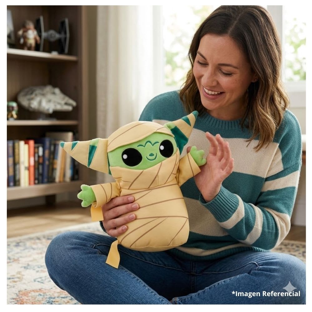 Peluche Disney Store Grogu Baby Yoda Momia Halloween5