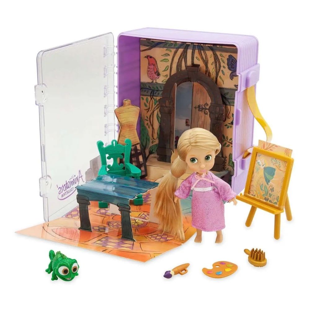 Muñeca Rapunzel Animator Enredados Mini Playset3