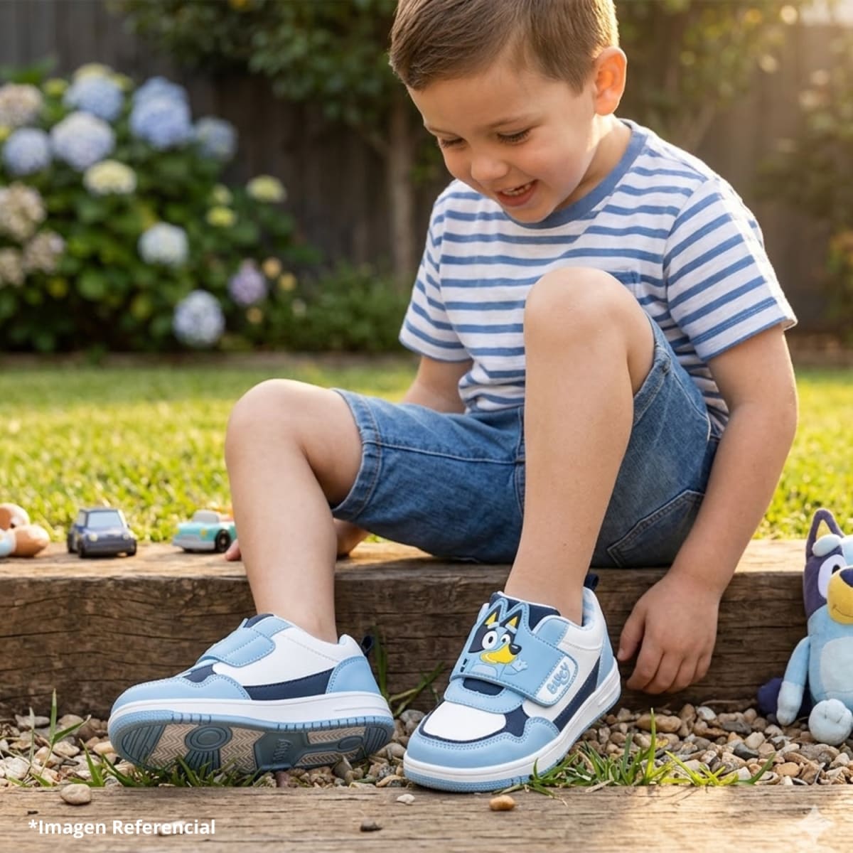 Zapatillas Niño Casual Bluey Celeste5