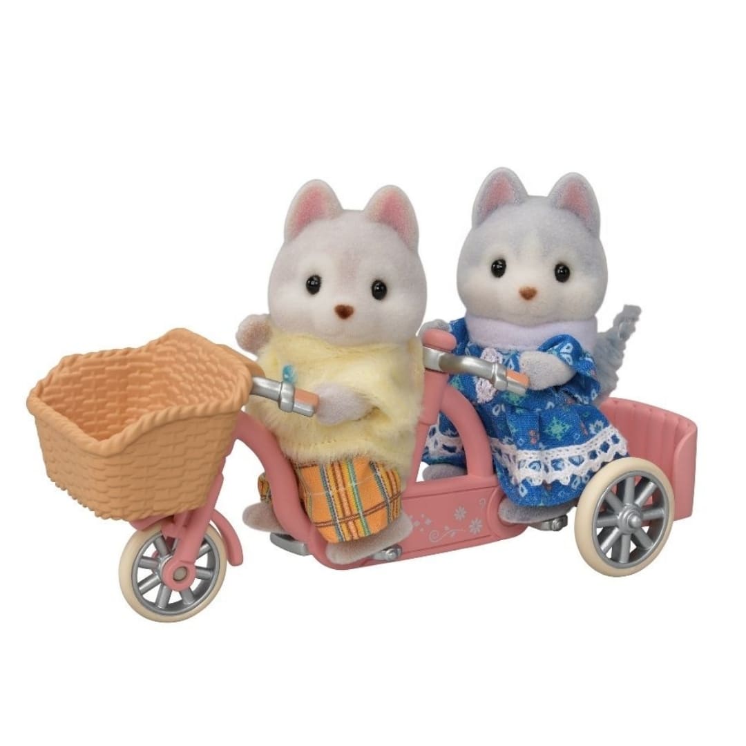 Juguete Sylvanian Ternurines Set Hermanos Husky en Tandem2