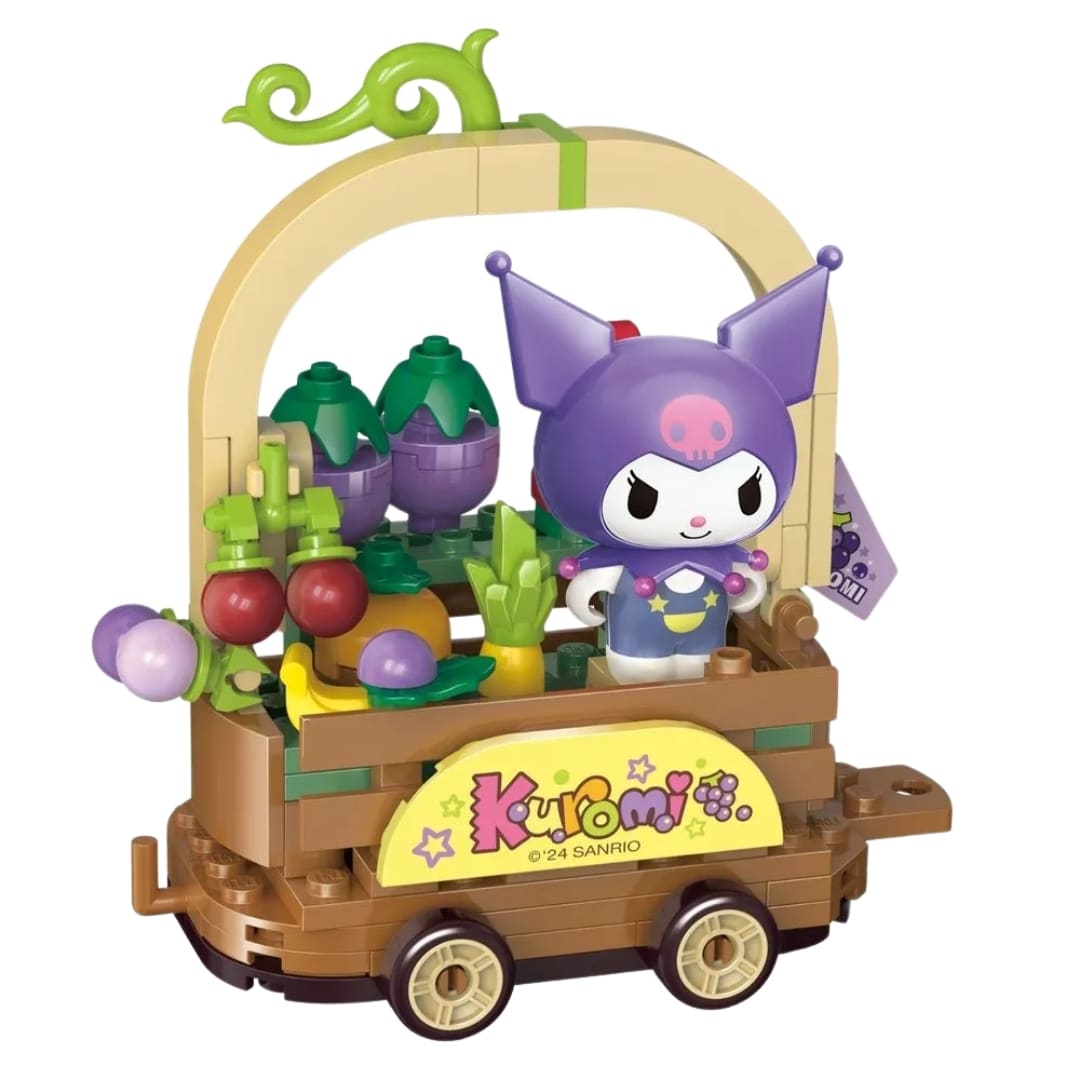 Keeppley Sanrio Kuromi - Mini Escenario Armable Cosecha Frutal2