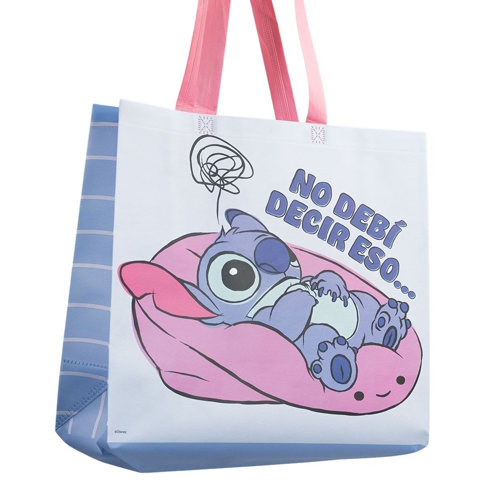 Bolsa Reutilizable Stitch Azul 39 x 44 x 18 cm3