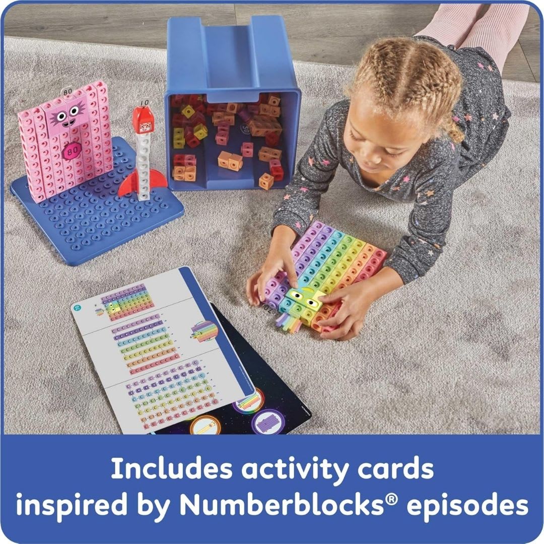 Set Didactico Number Blocks 10 - 100 Heroes con Zeros3