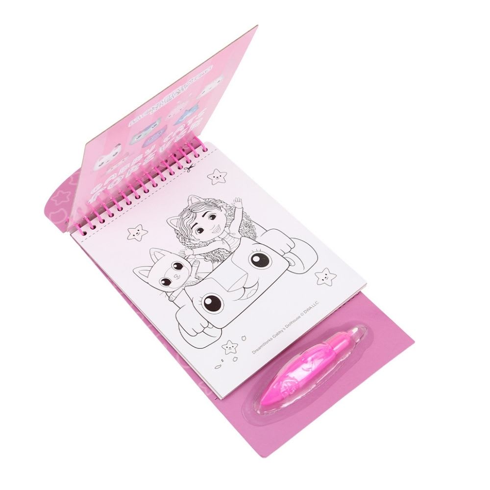 Libro Cuaderno Magico de Agua Artesco Gabby Dollhouse2