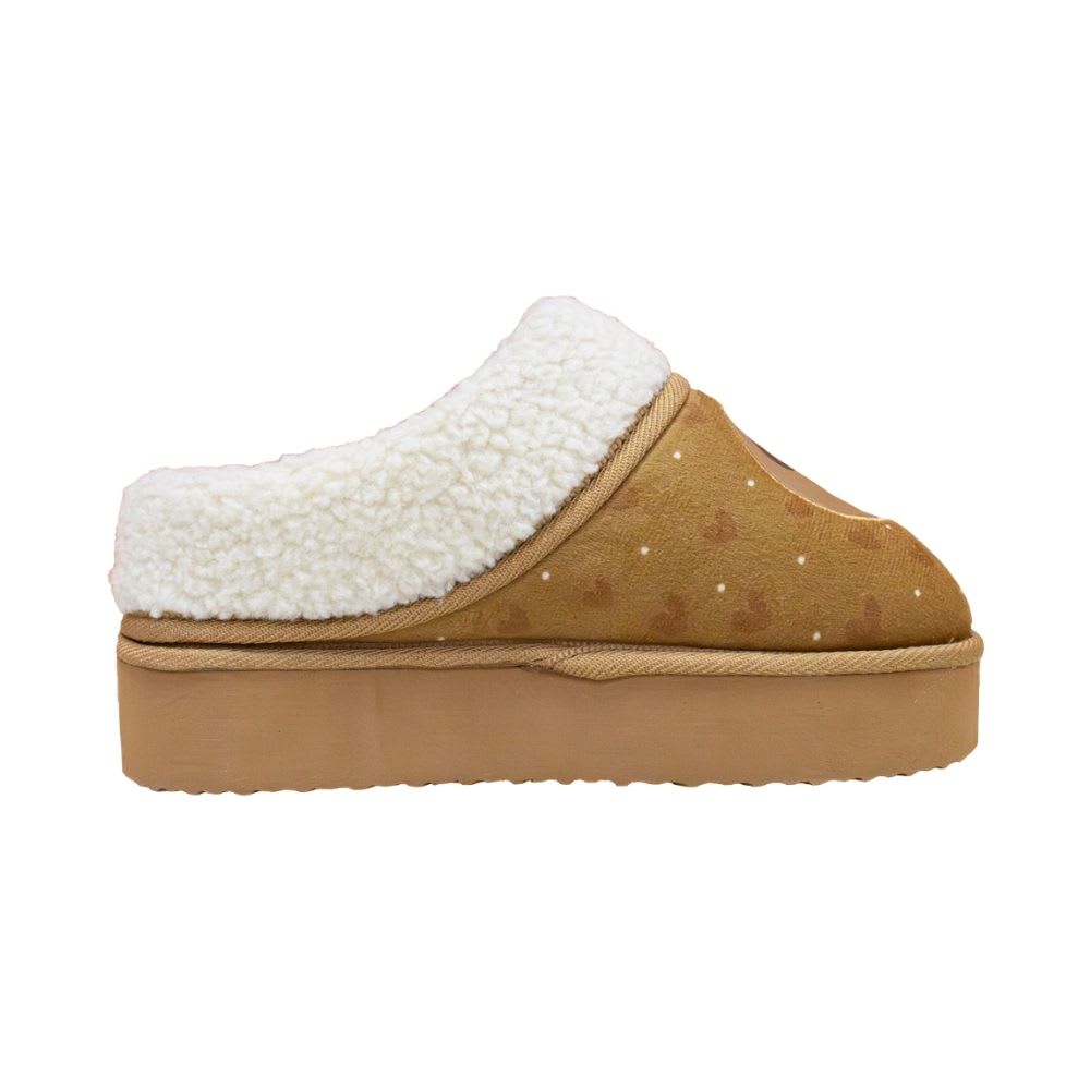 Pantuflas Peluche Mujer Minnie Mouse Marron2