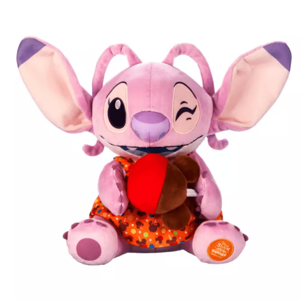Peluche Stitch Angel Snacks Manzana Dulce Disney Store 0
