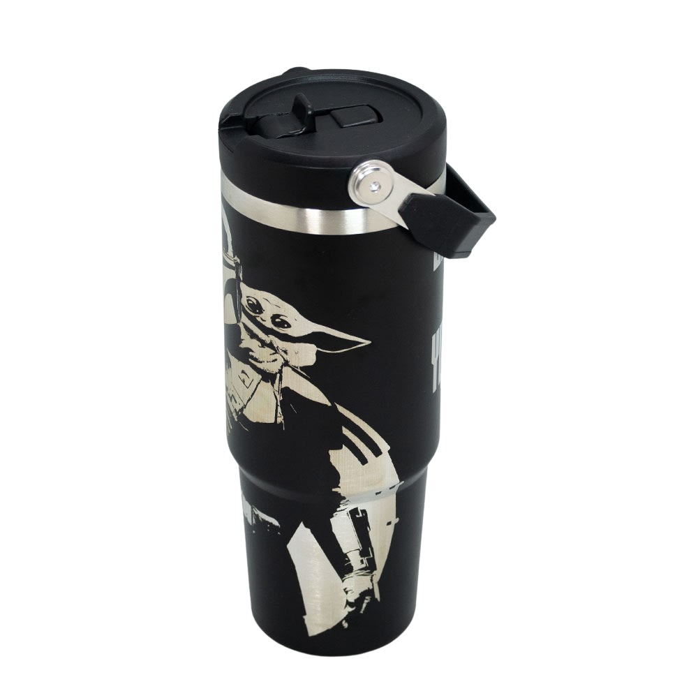 Botella Tomatodo Insulado Acero Termico Mandalorian y Grogu Baby Yoda Star Wars Keep 850 ML4