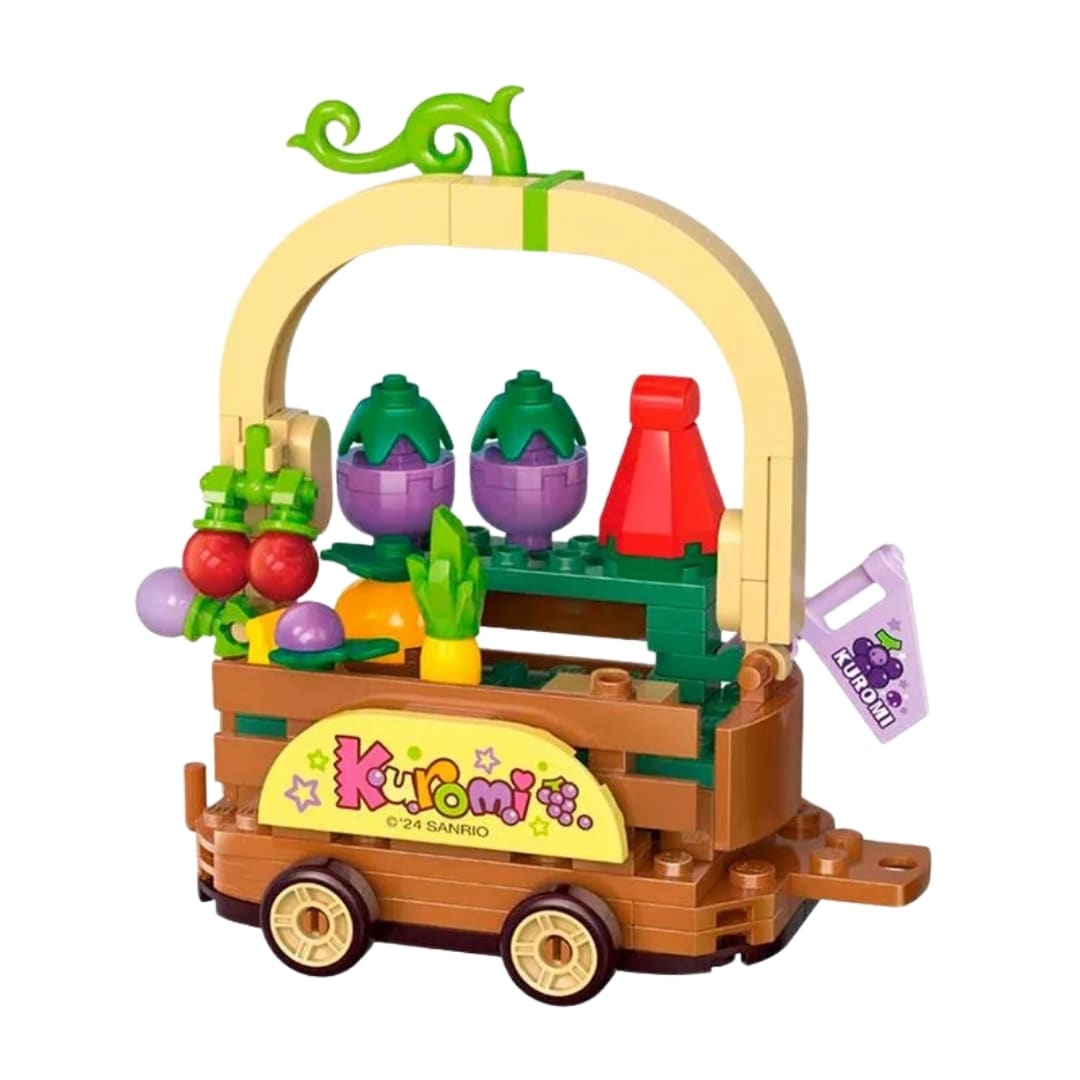 Keeppley Sanrio Kuromi - Mini Escenario Armable Cosecha Frutal3