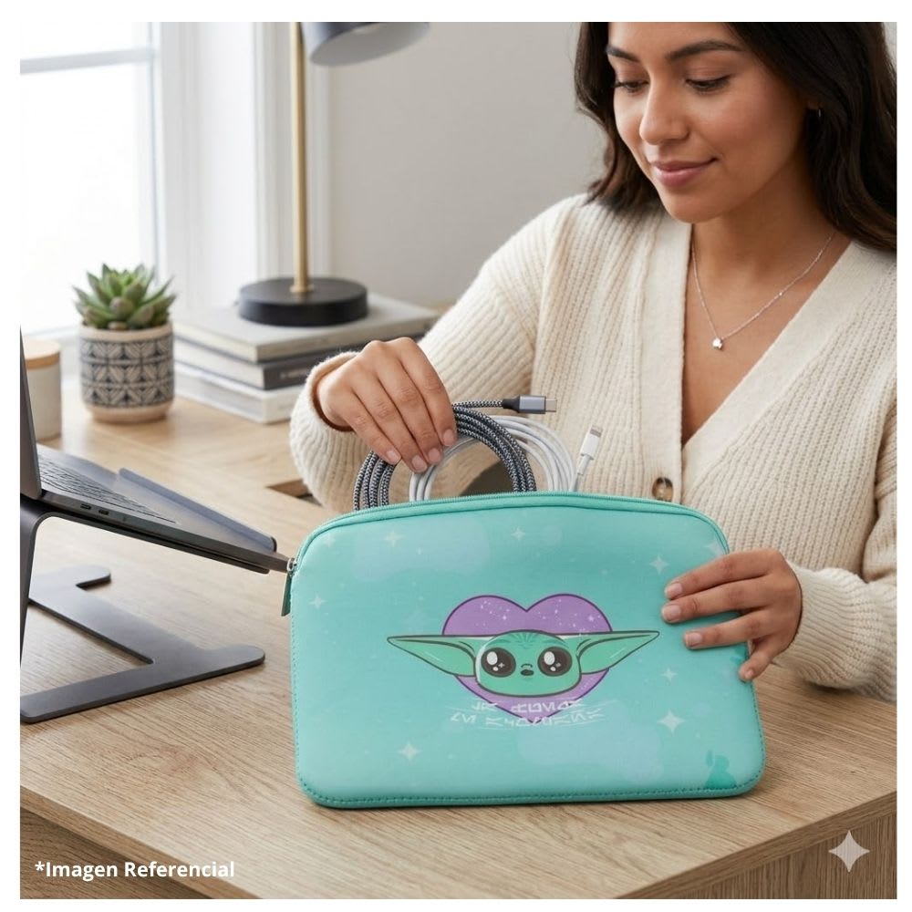 Estuche Organizador Star Wars Baby Yoda Neopreno6