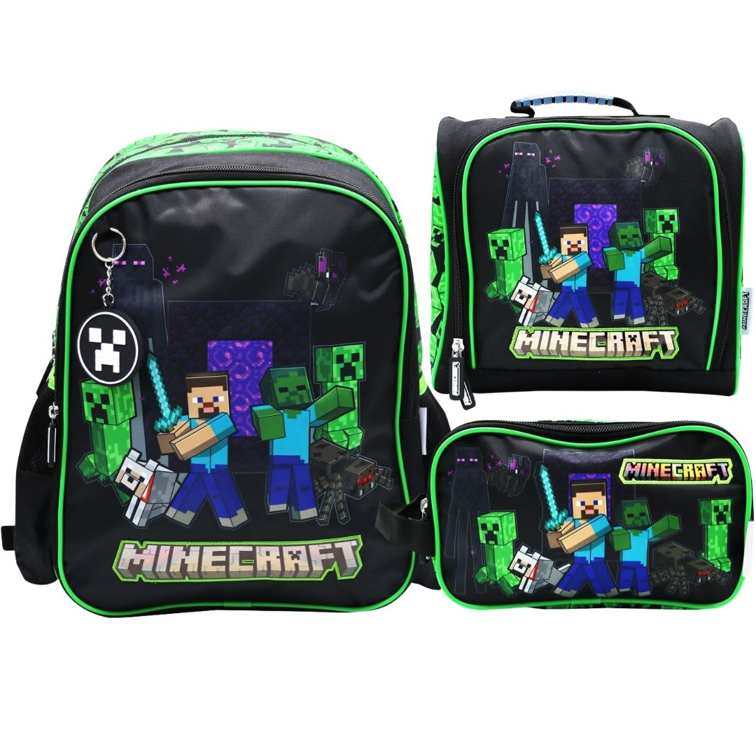 Pack Escolar Mochila Minecraft Oficio 0