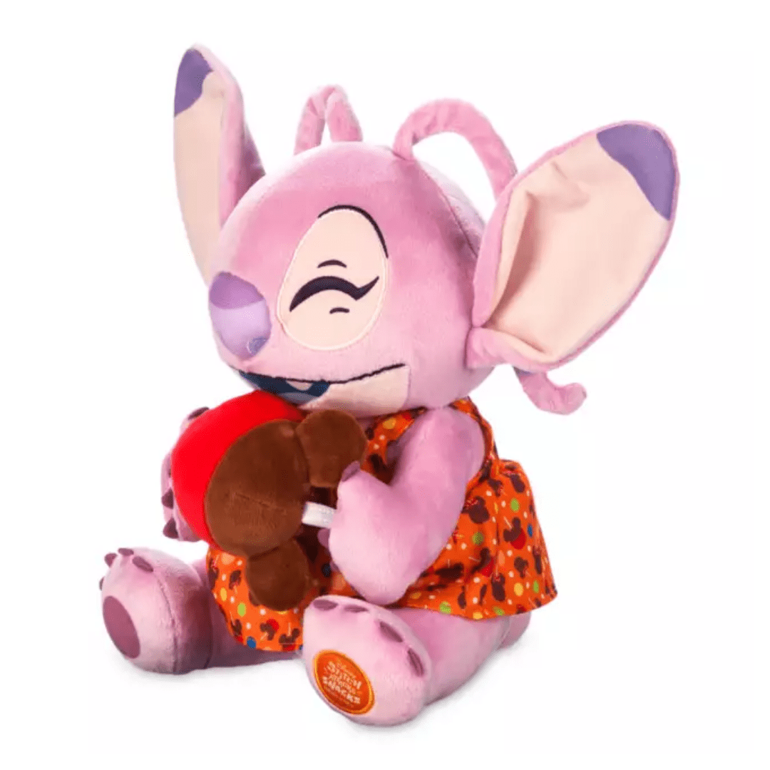 Peluche Stitch Angel Snacks Manzana Dulce Disney Store2