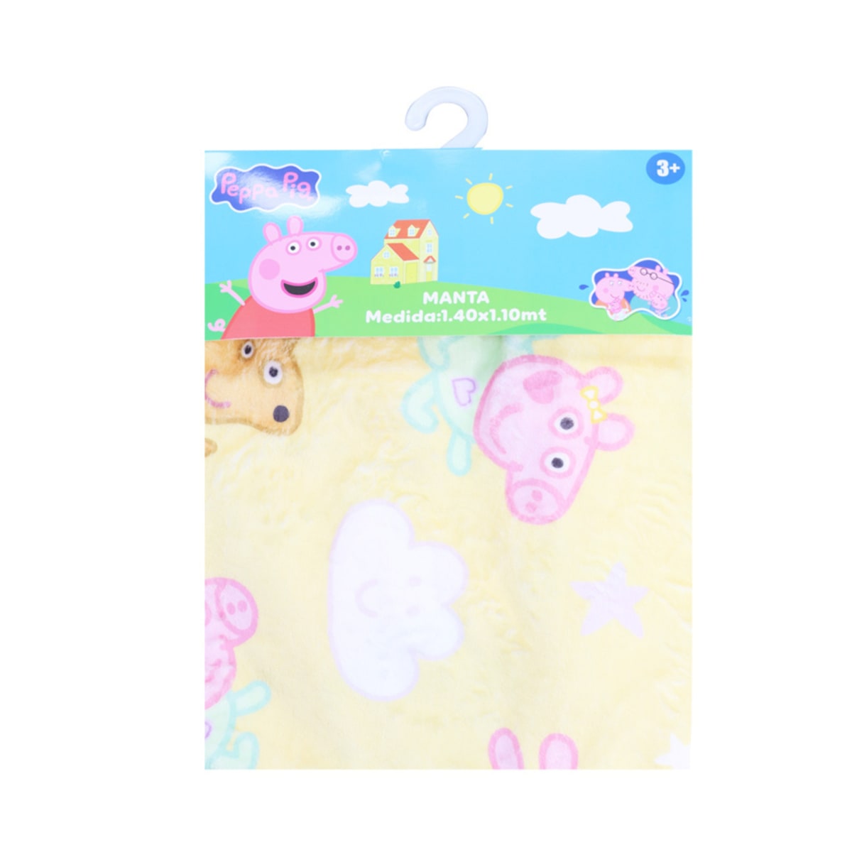 Manta Suave Peppa Pig Evie Durmiendo 140x100 cm 0