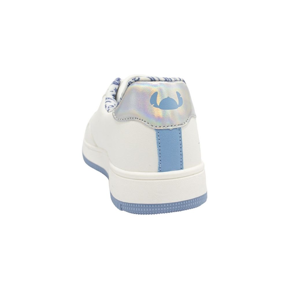 Zapatillas Mujer Casual Stitch Blanco Azul5