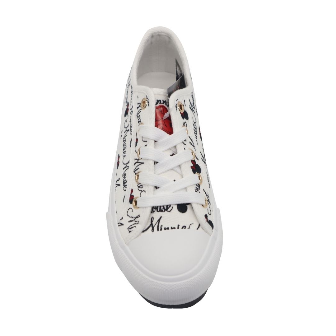 Zapatillas Urbanas Mujer Minnie Mouse Blanco2