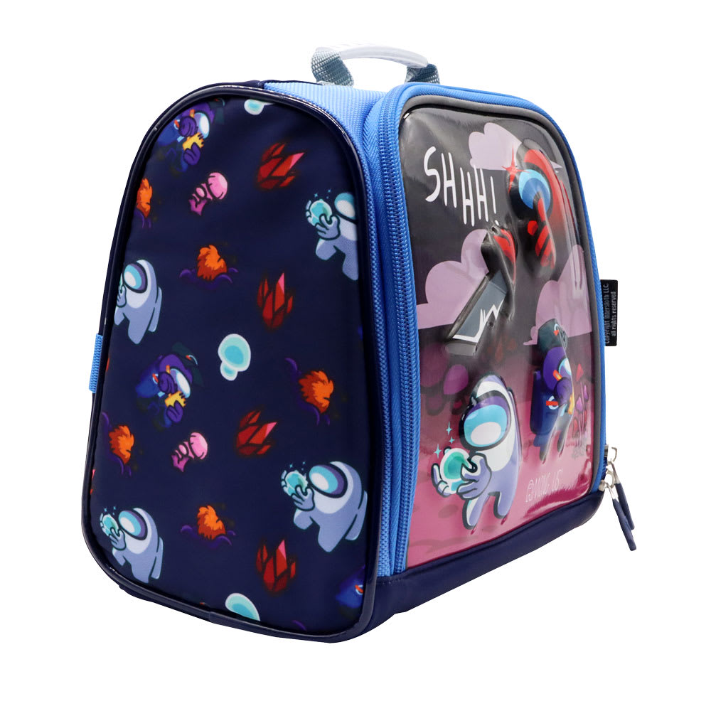 Lonchera Escolar Among Us Azul3