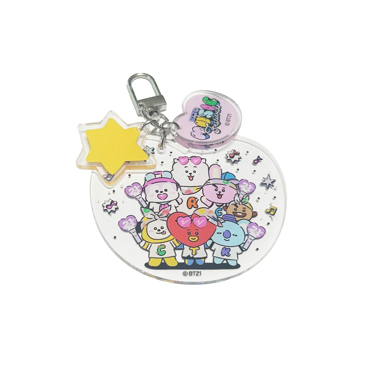Llavero BTS BT21 Kawai 6 cm 0