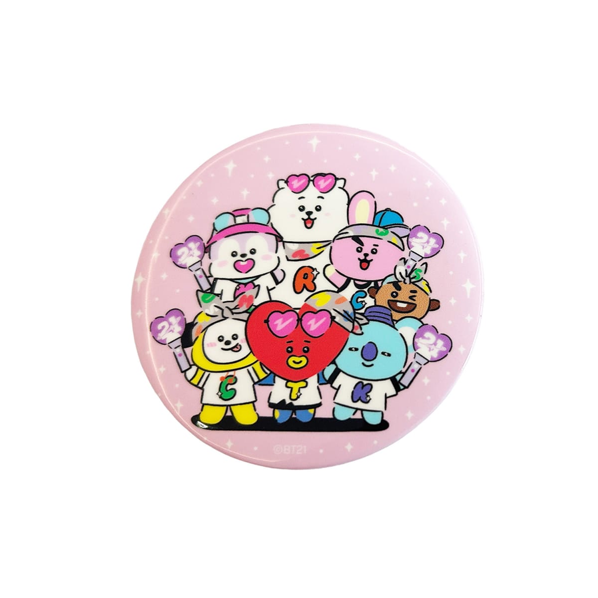 Set Pines X 2 BTS BT21 Kawai2