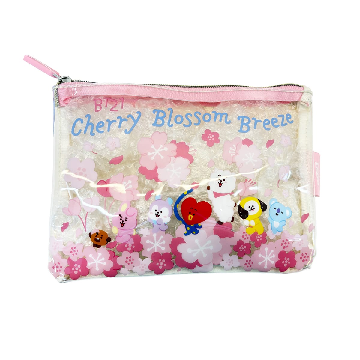 Neceser Cosmetiquero BTS BT21 Kawai Cherry Blossom Blanco 0