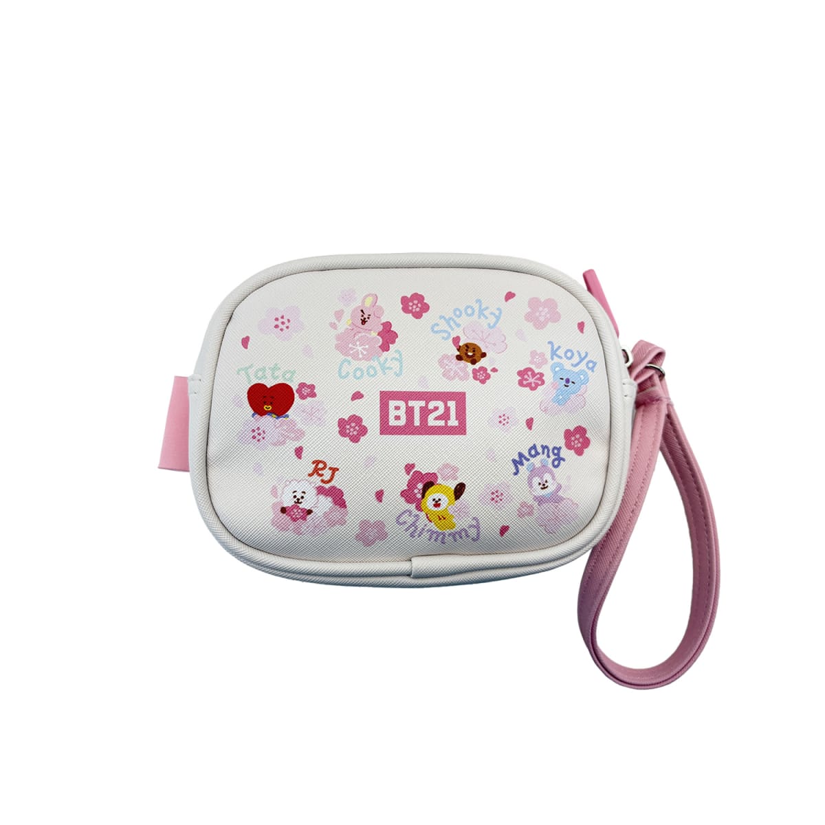 Neceser con Correa Cosmetiquero BTS BT21 Kawai Blanco2
