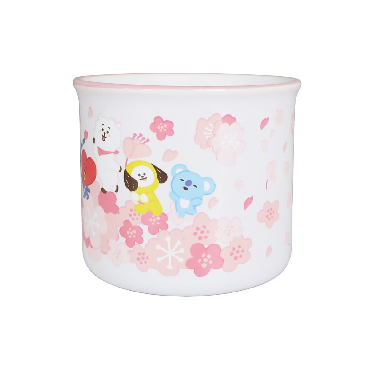 Mug Taza Ceramica BTS BT21 Kawai Blanca 370 ml2
