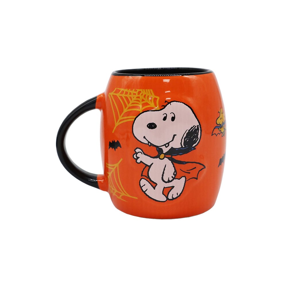 Mug Taza Ceramica Snoopy Halloween Naranja 480 ml 0