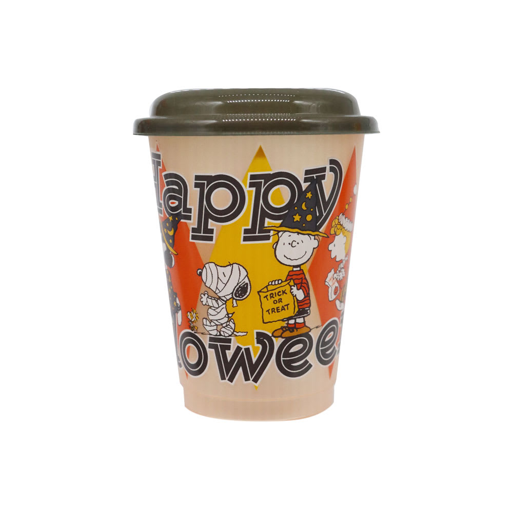 Set de Vasos con Cañita Snoopy Halloween 400 ml4
