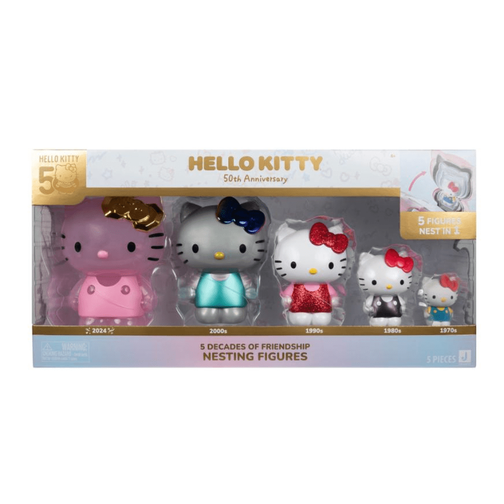 Pack x 5 figuras Deluxe 50 aniversario Hello Kitty7