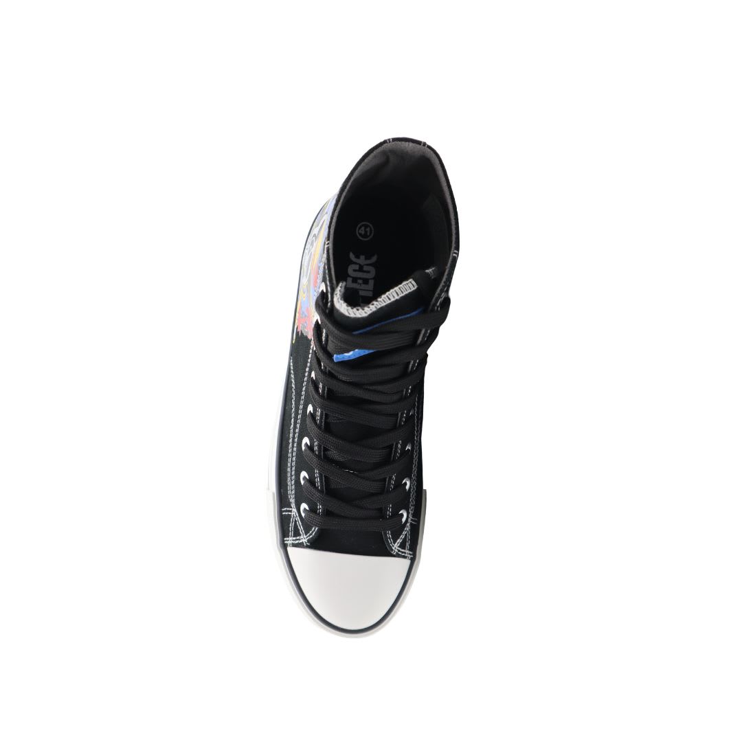 Zapatilla Botin Hombre One Piece Negro4