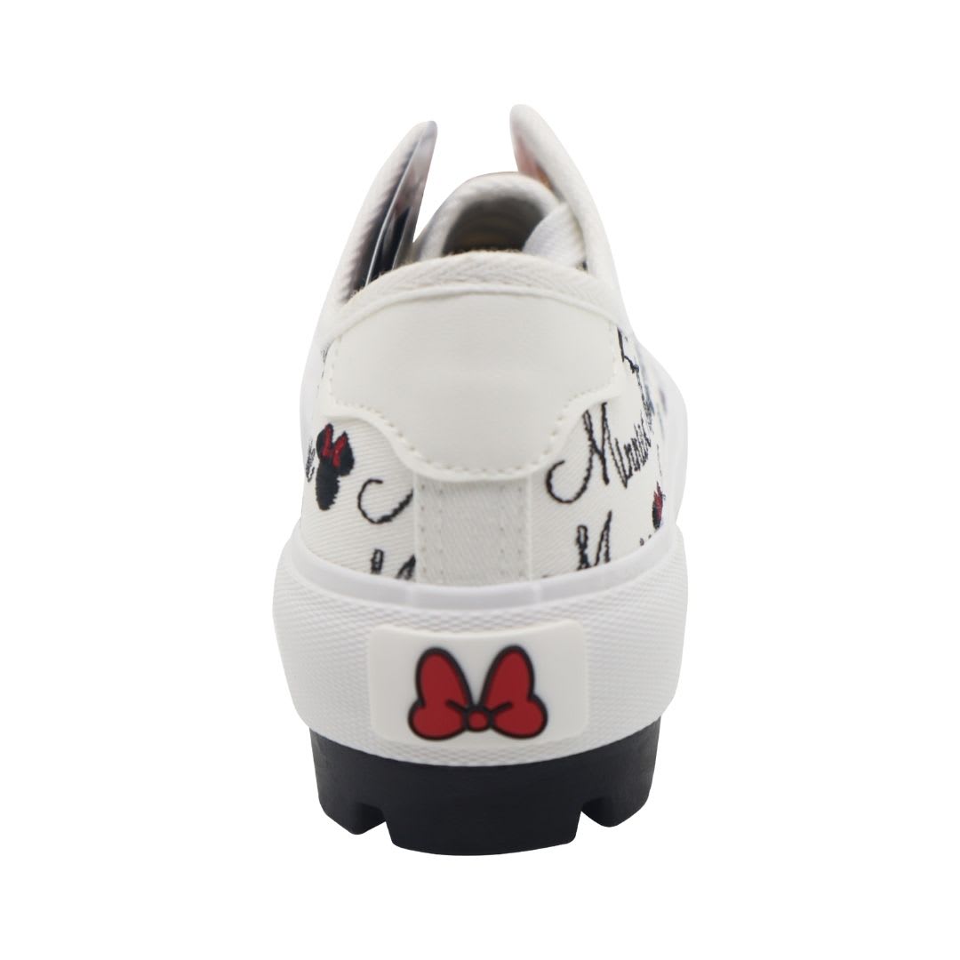 Zapatillas Urbanas Mujer Minnie Mouse Blanco3