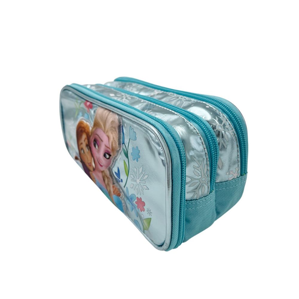 Cartuchera Escolar Frozen Celeste3