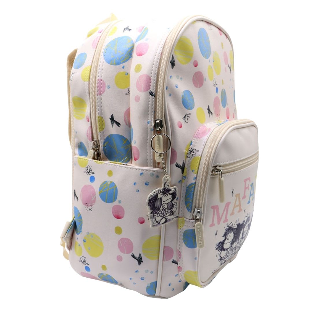 Pack Escolar Mochila Mafalda Blanco Oficio2