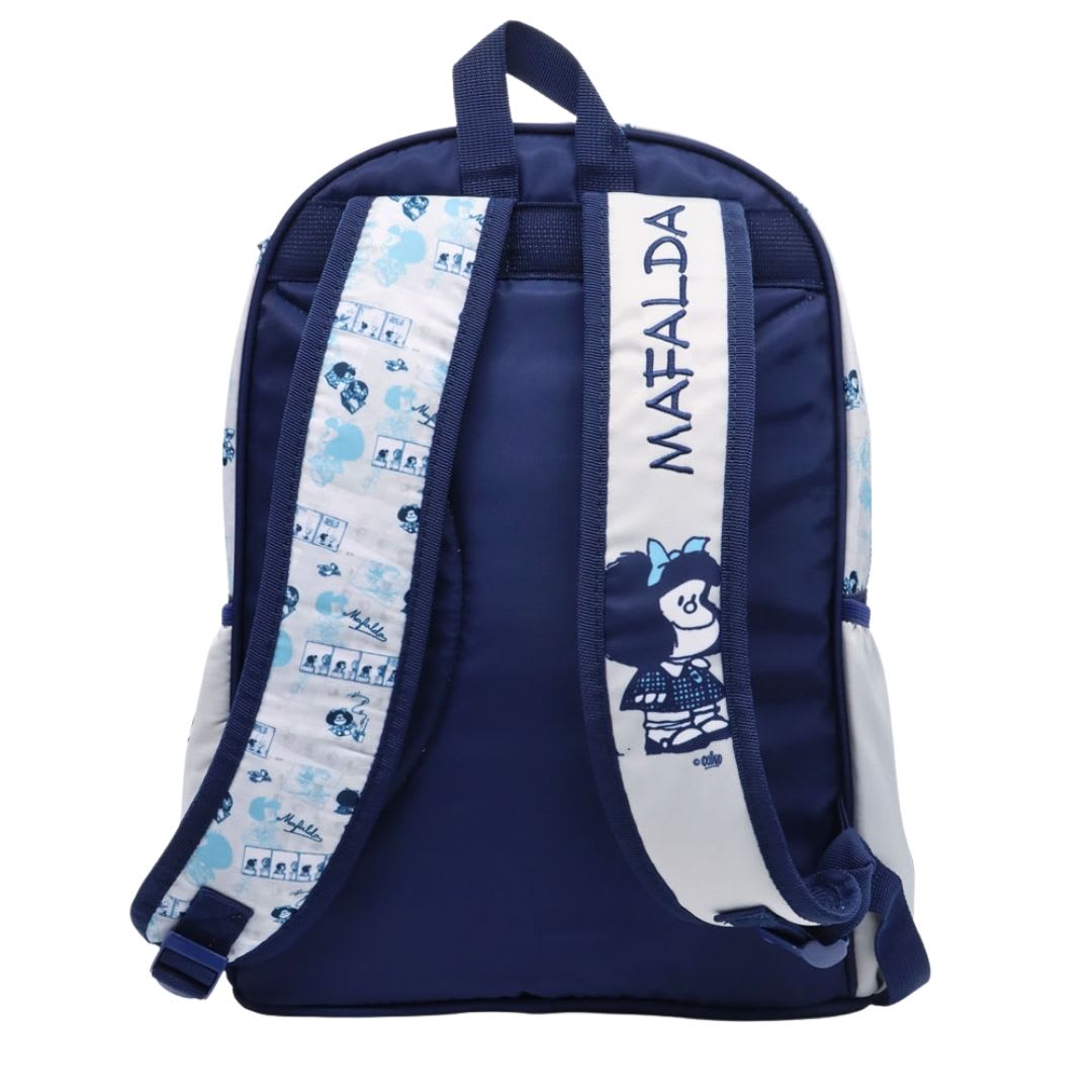 Pack Escolar Mochila Mafalda Azul Oficio3
