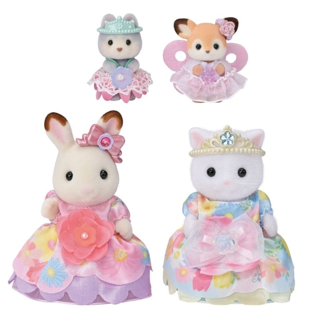 Juguete Sylvanian Ternurines Set de Princesas de Flores2
