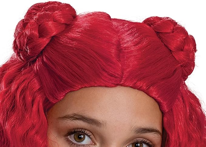 Peluca Disfraz Niña Red Descendientes 4 Disney4