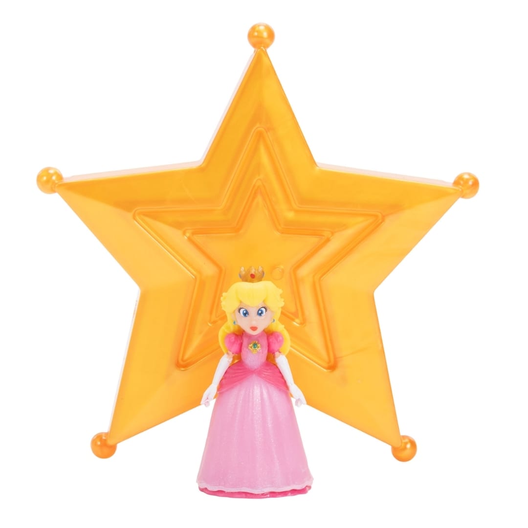 Figura Coleccionable Super Mario Galaxy Peach 4cm Nintendo3