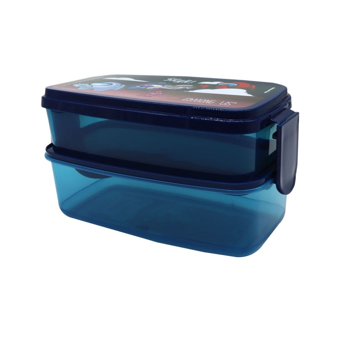 Taper Dos Niveles Escolar Among Us 510 ML2