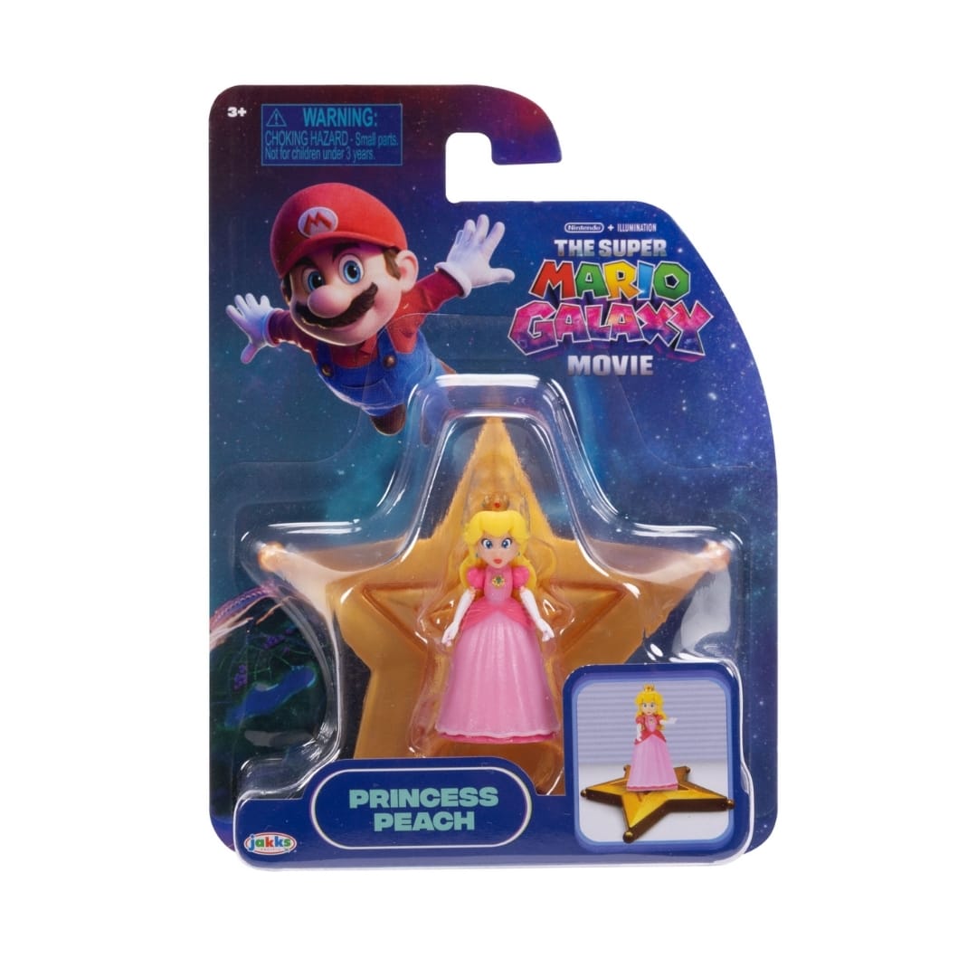 Figura Coleccionable Super Mario Galaxy Peach 4cm Nintendo4