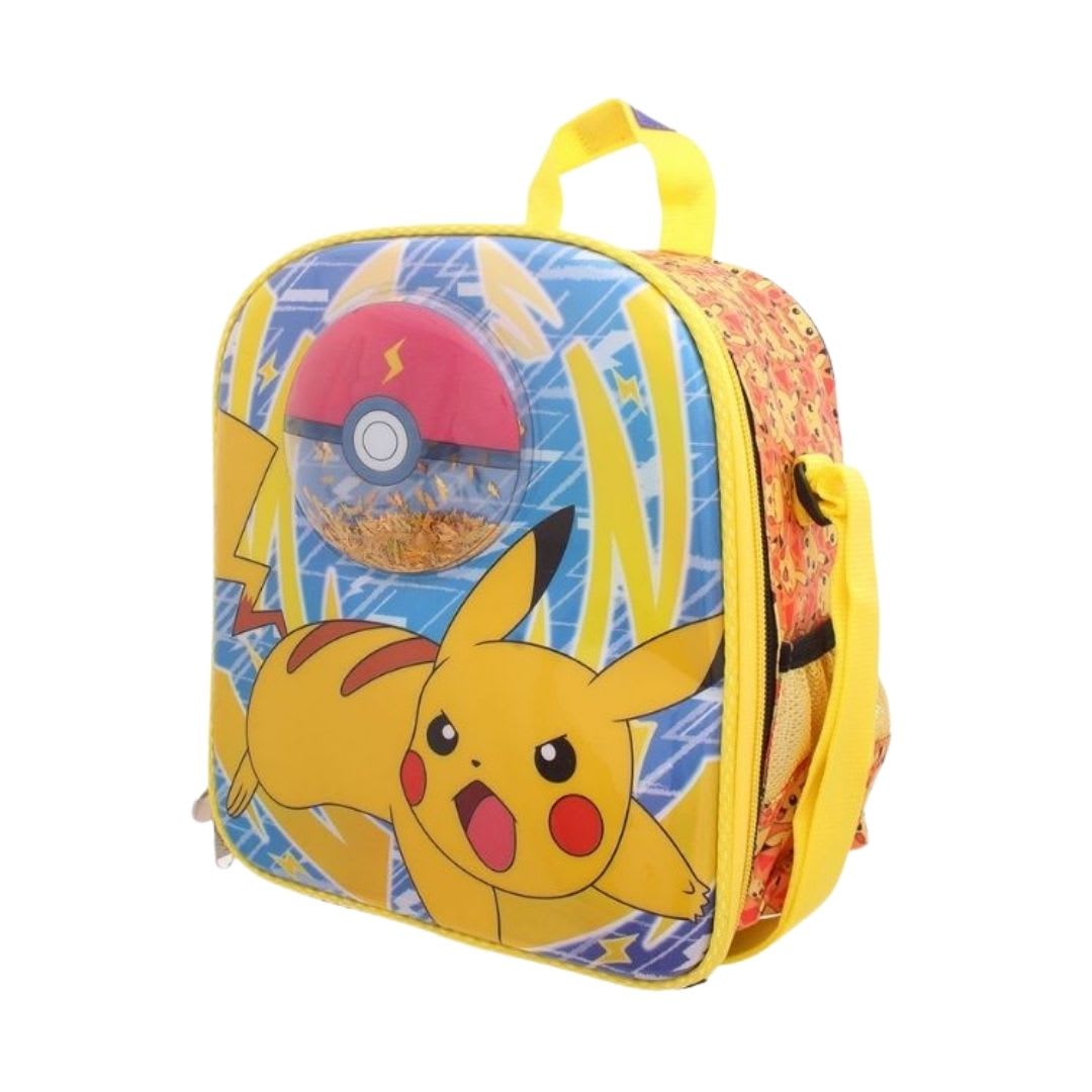 Lonchera Pokemon 3D Pikachu y Pokebola2