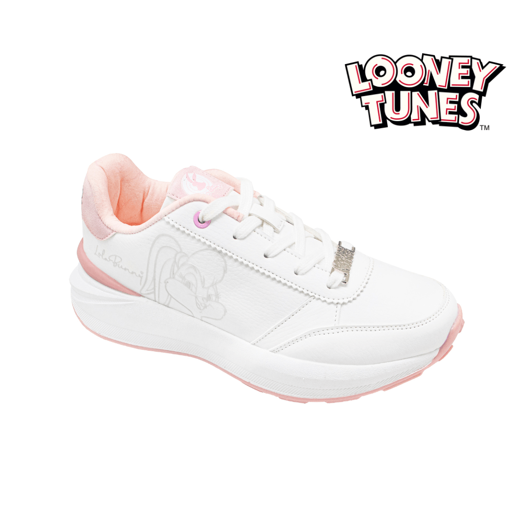 Zapatillas Looney Tunes Urbanas Blancas Mujer 0