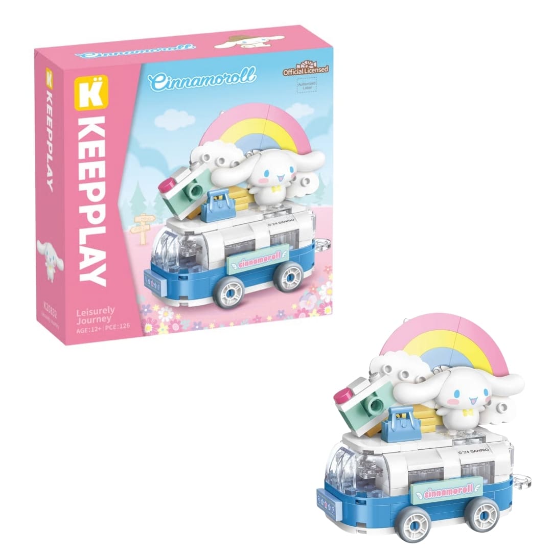 Keeppley Sanrio Cinnamoroll - Mini Escenario Armable Viaje Relajante 0